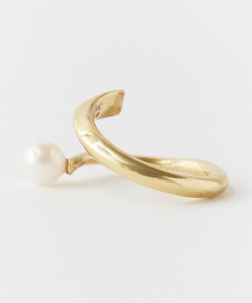 Akashic Tree（アカシックツリー）の「AkashicTree/アカシックツリー ゴールドボールリング/パールリング（リング・レディース・ゴールド系1/ゴールド系2・9-10/11-12）」の7枚目の写真