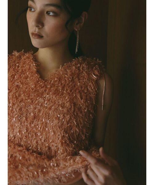 LAGUNAMOON（ラグナムーン）の「ハートチェーンミックスピアス（ピアス（両耳用）・レディース・シルバー/ゴールド・FREE）」の5枚目の写真