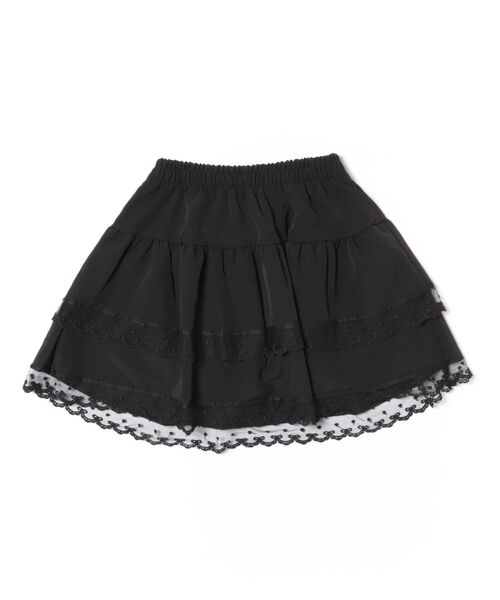 Ritzy(リッツィー)の「レース フリル シュリンク加工 スカート(スカート・レディース・ブラック/ホワイト/ベージュ・M/L)」の8枚目の写真