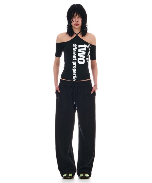 BEEDEN(ビーデン)の「SHOW SKIN STRETCH LOGO TOPS(Tシャツ/カットソー・レディース・ブラック/ホワイト/カーキ・FREE)」の15枚目の写真