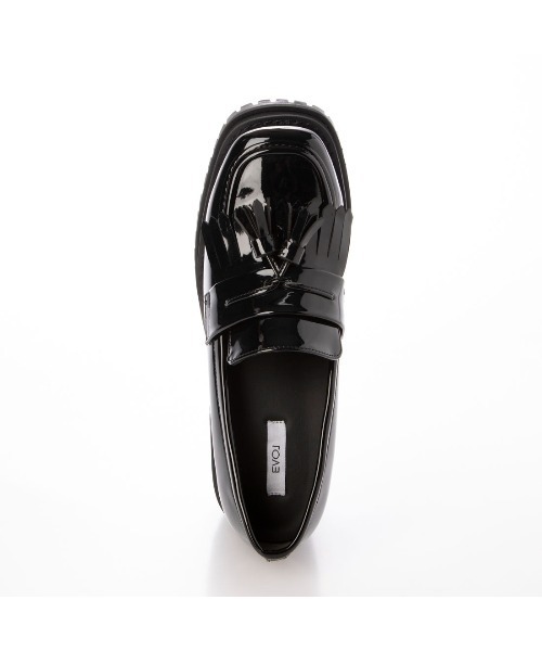 EVOL（イーボル）の「【ふかふか・クッション入り】キルトタッセル6.5cmローファー IZ5847（ローファー・レディース・ブラウン/ブラック・22.0cm/22.5cm/23.0cm/24.0cm/24.5cm/25.0cm/23.5cm）」の12枚目の写真