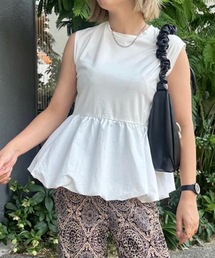 aquagarage | バルーンペプラムフレンチトップス(タンクトップ)