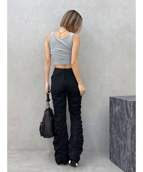 EVRIS（エヴリス）の「スプレーグラフィックタンクトップ（タンクトップ・レディース・カーキ/グレー/ホワイト・FREE）」の9枚目の写真