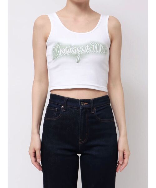 EVRIS（エヴリス）の「スプレーグラフィックタンクトップ（タンクトップ・レディース・カーキ/グレー/ホワイト・FREE）」の16枚目の写真