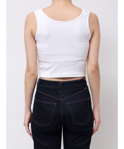 EVRIS（エヴリス）の「スプレーグラフィックタンクトップ（タンクトップ・レディース・カーキ/グレー/ホワイト・FREE）」の18枚目の写真