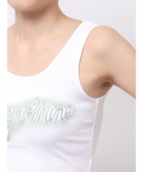 EVRIS（エヴリス）の「スプレーグラフィックタンクトップ（タンクトップ・レディース・カーキ/グレー/ホワイト・FREE）」の20枚目の写真