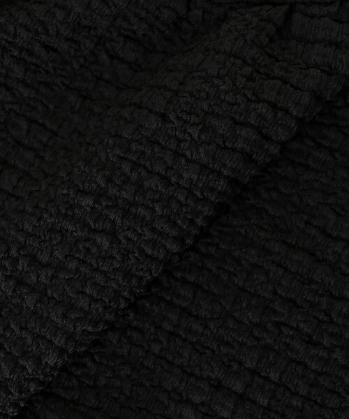 MAJESTIC LEGON（マジェスティックレゴン）の「襟付きデコルテオープンミニワンピ（ワンピース・レディース・ブラック系その他/ブラック/グレー系その他・MEDIUM）」の7枚目の写真