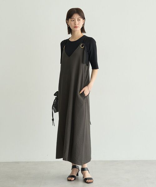 ZUCCa  ズッカ　オールインワン　サロペット ベルトストラップサロペット（サロペット/オーバーオール
