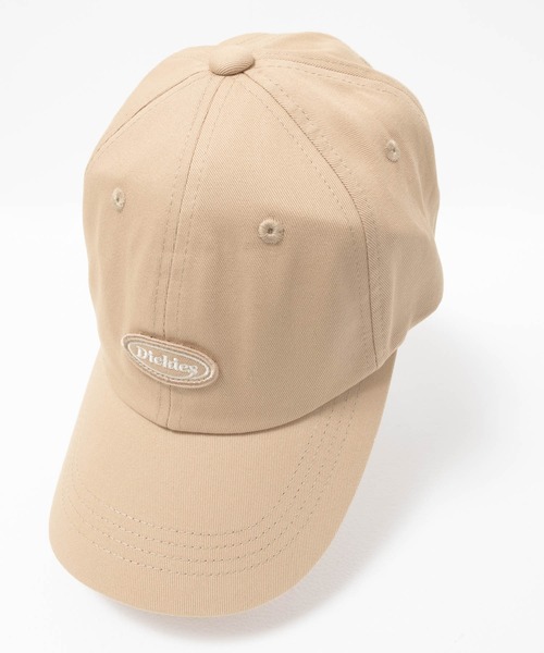 Dickies(ディッキーズ)の「Dickies ワッペンツイルCAP(キャップ・メンズ・ベージュ/インディゴブルー/チャコールグレー/カーキ/ブラック・FREE)」の1枚目の写真