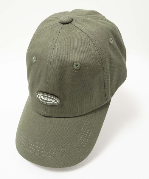 Dickies(ディッキーズ)の「Dickies ワッペンツイルCAP(キャップ・メンズ・ベージュ/インディゴブルー/チャコールグレー/カーキ/ブラック・FREE)」の4枚目の写真