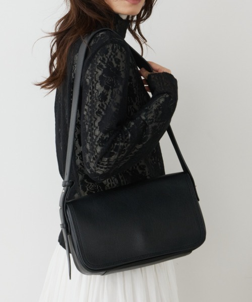 フラップショルダーレクタングルバッグ（ショルダーバッグ）｜Libra