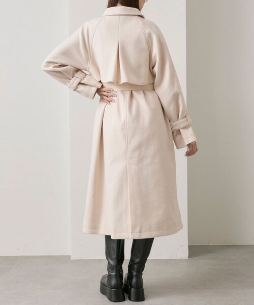 OLIVE des OLIVE(オリーブデオリーブ)の「マルチカラーロングコート(ステンカラーコート・レディース・グレー/アイボリー/ブラック/ブラウン・FREE)」の22枚目の写真