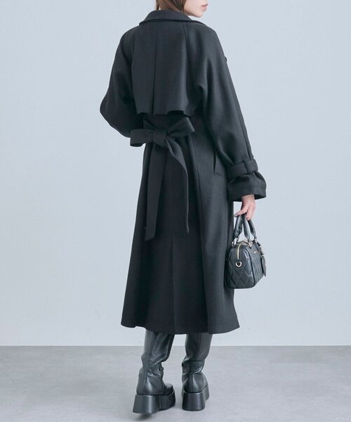 オリーブ ロングコート ウエスト調整可能 マルチカラーヨークロングコート | OLIVE des OLIVE(オリーブ デ ジャケット・アウター
