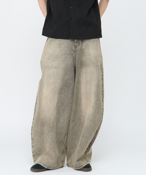 3.3 Field Trip （3.3フィールドトリップ）の「3.3 Field Trip／ボリュームワイドデニム（デニムパンツ・メンズ・ブラック/ブルー・MEDIUM/LARGE）」の11枚目の写真