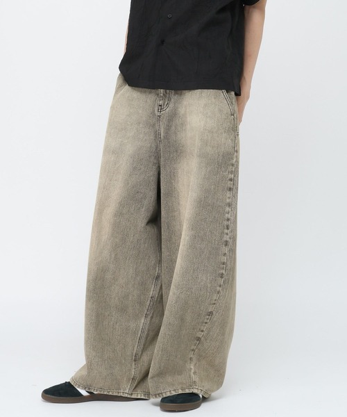 3.3 Field Trip （3.3フィールドトリップ）の「3.3 Field Trip／ボリュームワイドデニム（デニムパンツ・メンズ・ブラック/ブルー・MEDIUM/LARGE）」の12枚目の写真