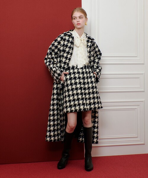 ルルウィルビー Loulou Willoughby 24AW リバーチェックコート