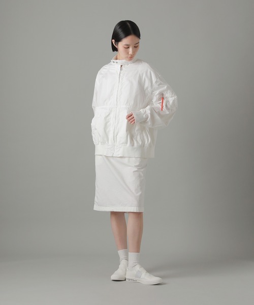 ZUCCa(ズッカ)の「(S)タイプライター / ブルゾン / (O)(ブルゾン・レディース・ブルー/ホワイト/ダークグレー・S size/M size)」の8枚目の写真