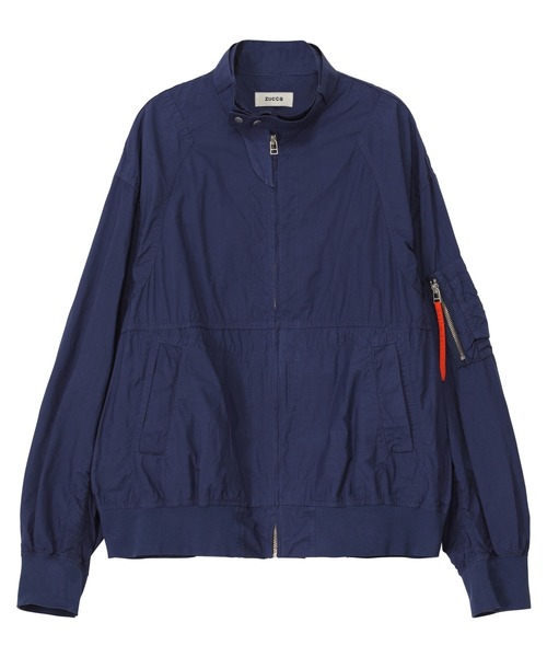 ZUCCa(ズッカ)の「(S)タイプライター / ブルゾン / (O)(ブルゾン・レディース・ブルー/ホワイト/ダークグレー・S size/M size)」の10枚目の写真