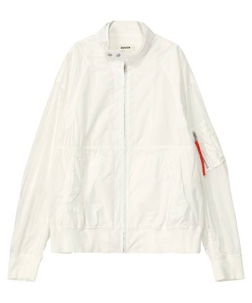 ZUCCa(ズッカ)の「(S)タイプライター / ブルゾン / (O)(ブルゾン・レディース・ブルー/ホワイト/ダークグレー・S size/M size)」の9枚目の写真