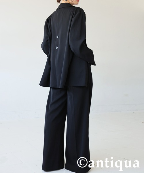 antiqua(アンティカ)の「ワイドパンツ(その他パンツ・レディース・グレー/ブラック・LARGE/MEDIUM)」の4枚目の写真