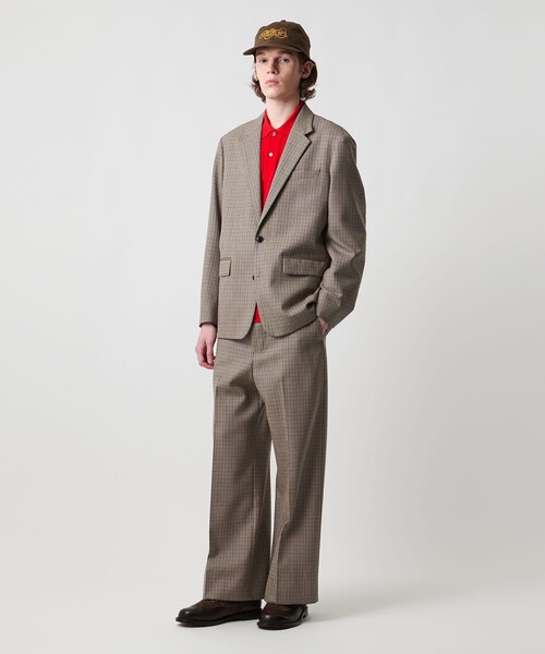 UNITED ARROWS & SONS（ユナイテッドアローズアンドサンズ）の「＜UNITED ARROWS & SONS＞ WOOL CHECK BOXY 2B JACKET/テーラードジャケット（テーラードジャケット・メンズ・グレー系/ブラウン系・XL/L/M/S）」の5枚目の写真