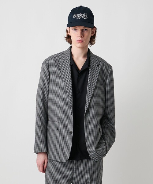 UNITED ARROWS & SONS＞ WOOL CHECK BOXY 2B JACKET/テーラード