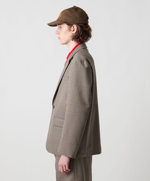 UNITED ARROWS & SONS（ユナイテッドアローズアンドサンズ）の「＜UNITED ARROWS & SONS＞ WOOL CHECK BOXY 2B JACKET/テーラードジャケット（テーラードジャケット・メンズ・グレー系/ブラウン系・XL/L/M/S）」の10枚目の写真