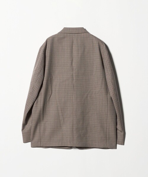 UNITED ARROWS & SONS＞ WOOL CHECK BOXY 2B JACKET/テーラード