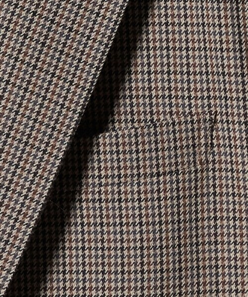 UNITED ARROWS & SONS＞ WOOL CHECK BOXY 2B JACKET/テーラード