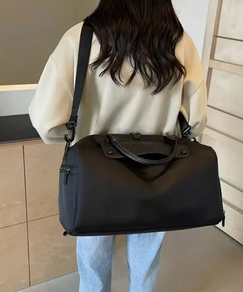 Port（ポート）の「【 Port / ポート 】 2WAY ボストンバッグ（ 全2色 ） #（ボストンバッグ・レディース・ベージュ/ブラック・FREE）」の3枚目の写真