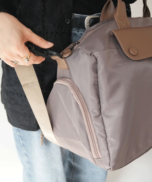 Port（ポート）の「【 Port / ポート 】 2WAY ボストンバッグ（ 全2色 ） #（ボストンバッグ・レディース・ベージュ/ブラック・FREE）」の13枚目の写真