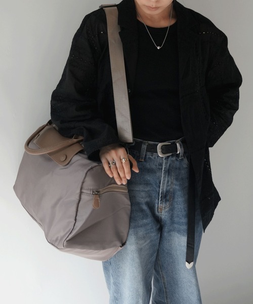 Port（ポート）の「【 Port / ポート 】 2WAY ボストンバッグ（ 全2色 ） #（ボストンバッグ・レディース・ベージュ/ブラック・FREE）」の17枚目の写真