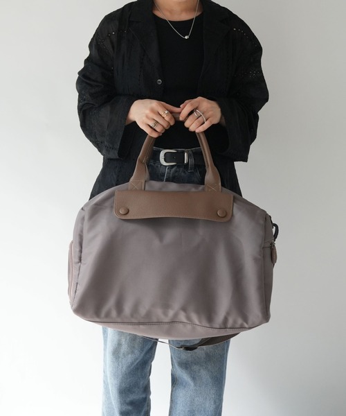 Port（ポート）の「【 Port / ポート 】 2WAY ボストンバッグ（ 全2色 ） #（ボストンバッグ・レディース・ベージュ/ブラック・FREE）」の19枚目の写真
