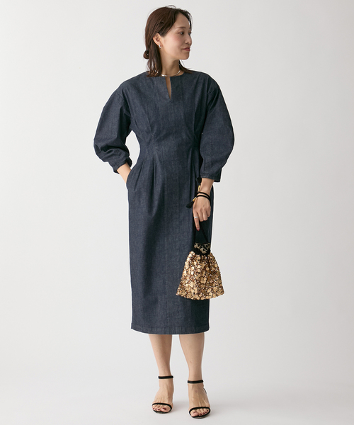 VERMEIL par iena(ヴェルメイユパーイエナ)の「CITRUS シトラス 別注Gold Sequines Potli Bag C25/PO863(クラッチバッグ・レディース・ブラック系その他・FREE)」の10枚目の写真