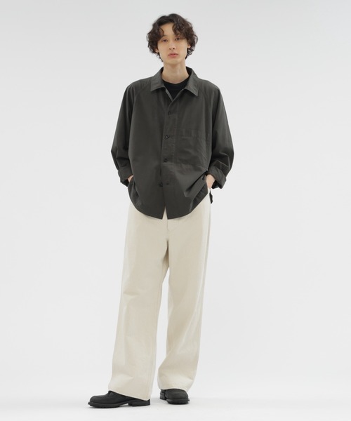 ブラウス シャツ FLUID COTTON POPLIN レディース FLUID COTTON POPLIN（シャツ/ブラウス）｜MHL.（エムエイチエル