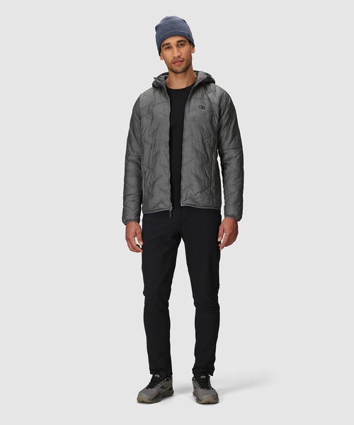 OUTDOOR RESEARCH（アウトドアリサーチ）の「OUTDOOR RESEARCH/アウトドアリサーチ SuperStrand LT Hoodie/スーパーストランド LTフーディ（ブルゾン・メンズ・グレー・MEDIUM/LARGE）」の6枚目の写真