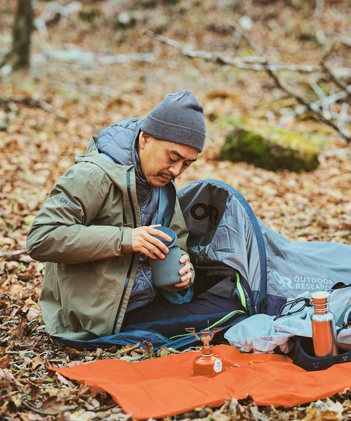 OUTDOOR RESEARCH（アウトドアリサーチ）の「OUTDOOR RESEARCH/アウトドアリサーチ SuperStrand LT Hoodie/スーパーストランド LTフーディ（ブルゾン・メンズ・グレー・MEDIUM/LARGE）」の9枚目の写真