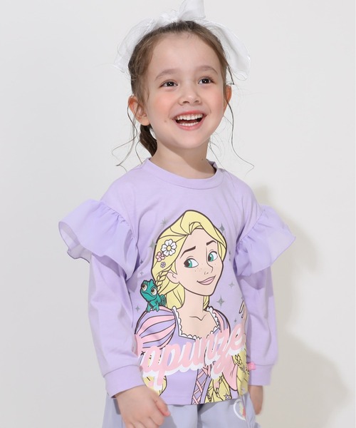 ディズニー プリンセス / ラメロンT 0770K（Tシャツ/カットソー