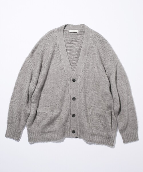 FREAK'S STORE（フリークスストア）の「限定展開 Relax Fit リラックスフィット シャギーニット ルーズカーディガン（カーディガン/ボレロ・メンズ・ブラック/グレー/チャコールグレー/オリーブ/ネイビー・LARGE/MEDIUM/SMALL）」の10枚目の写真