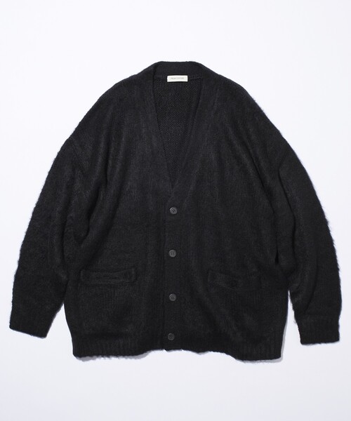 FREAK'S STORE（フリークスストア）の「限定展開 Relax Fit リラックスフィット シャギーニット ルーズカーディガン（カーディガン/ボレロ・メンズ・ブラック/グレー/チャコールグレー/オリーブ/ネイビー・LARGE/MEDIUM/SMALL）」の12枚目の写真