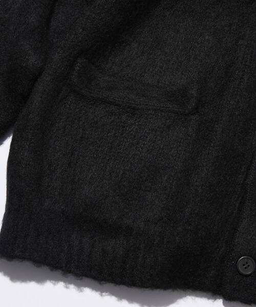 FREAK'S STORE（フリークスストア）の「限定展開 Relax Fit リラックスフィット シャギーニット ルーズカーディガン（カーディガン/ボレロ・メンズ・ブラック/グレー/チャコールグレー/オリーブ/ネイビー・LARGE/MEDIUM/SMALL）」の6枚目の写真