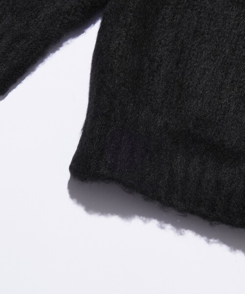 FREAK'S STORE（フリークスストア）の「限定展開 Relax Fit リラックスフィット シャギーニット ルーズカーディガン（カーディガン/ボレロ・メンズ・ブラック/グレー/チャコールグレー/オリーブ/ネイビー・LARGE/MEDIUM/SMALL）」の7枚目の写真