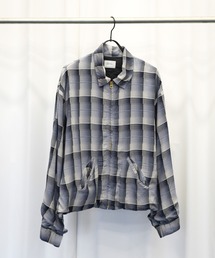 TOWNCRAFT（タウンクラフト）の「TOWNCRAFT / タウンクラフト 50S ROCKBILLY JACKET レーヨン ジップアップ ワークブルゾン オンブレチェック（ブルゾン）」