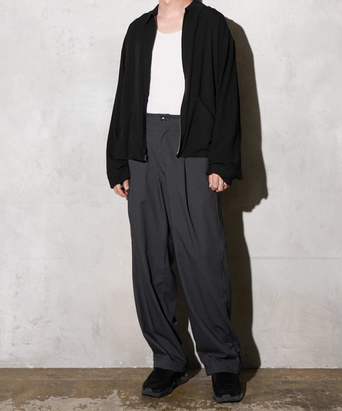 TOWNCRAFT（タウンクラフト）の「TOWNCRAFT / タウンクラフト 50S ROCKBILLY JACKET レーヨン ジップアップ ワークブルゾン オンブレチェック（ブルゾン・メンズ・グレー/グリーン/ブラック・MEDIUM/LARGE/SMALL）」の5枚目の写真