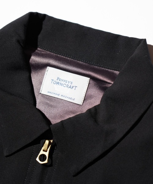 TOWNCRAFT（タウンクラフト）の「TOWNCRAFT / タウンクラフト 50S ROCKBILLY JACKET レーヨン ジップアップ ワークブルゾン オンブレチェック（ブルゾン・メンズ・グレー/グリーン/ブラック・MEDIUM/LARGE/SMALL）」の10枚目の写真