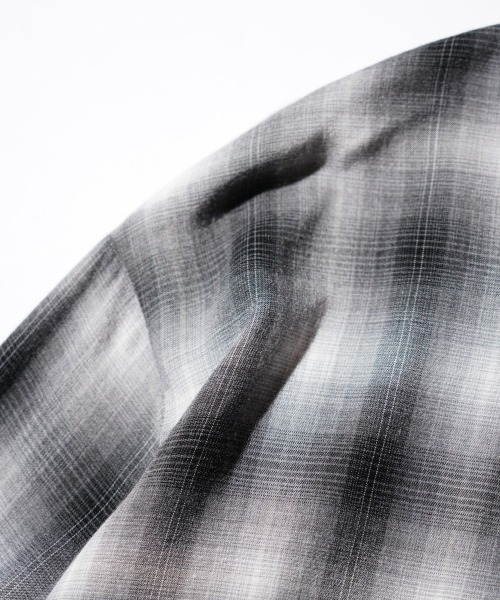 TOWNCRAFT（タウンクラフト）の「TOWNCRAFT / タウンクラフト 50S ROCKBILLY JACKET レーヨン ジップアップ ワークブルゾン オンブレチェック（ブルゾン・メンズ・グレー/グリーン/ブラック・MEDIUM/LARGE/SMALL）」の21枚目の写真