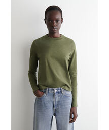 COS(コス)のレギュラーフィットヘビーウェイト長袖Tシャツ(その他トップス)