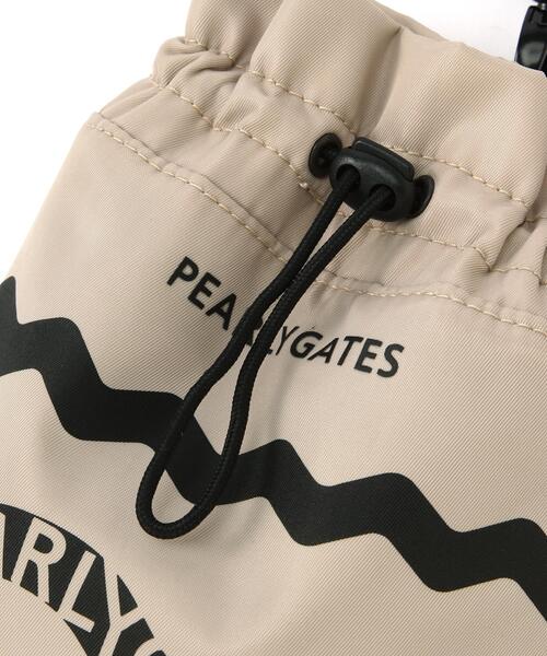 PEARLY GATES(パーリーゲイツ)の「【PEARLY GATES】ウェーブロゴボーダーショルダーポーチ (UNISEX)(ゴルフグッズ・レディース・ベージュ系その他・FREE)」の3枚目の写真