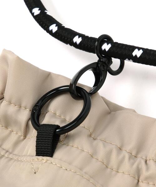 PEARLY GATES(パーリーゲイツ)の「【PEARLY GATES】ウェーブロゴボーダーショルダーポーチ (UNISEX)(ゴルフグッズ・レディース・ベージュ系その他・FREE)」の4枚目の写真