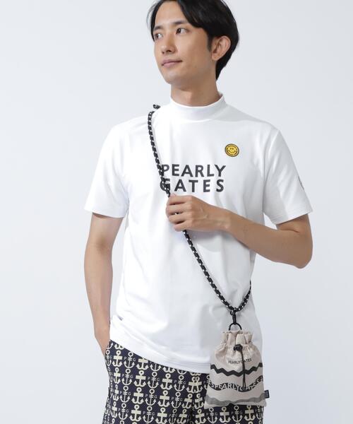 PEARLY GATES(パーリーゲイツ)の「【PEARLY GATES】ウェーブロゴボーダーショルダーポーチ (UNISEX)(ゴルフグッズ・レディース・ベージュ系その他・FREE)」の7枚目の写真
